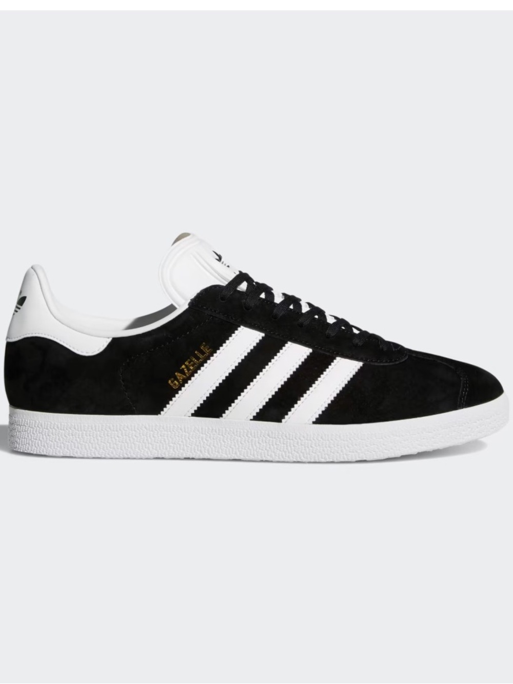 Adidas Gazelle Black & White Suede Sneakers
